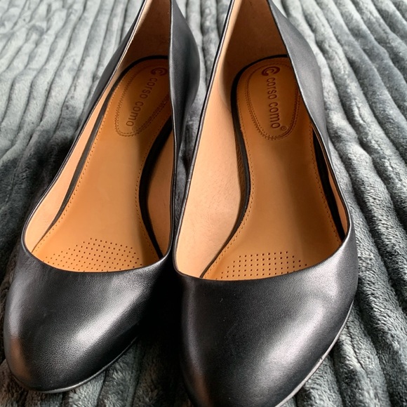 Corso Como Linnden Leather Pump in Black Size 7.5 - Picture 4 of 9